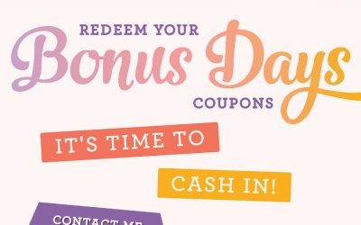 Cash In Bonus Days Coupons