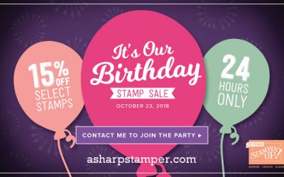 Stampin’ Up! Birthday Party!