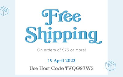 Free Shipping – April 19th ONLY