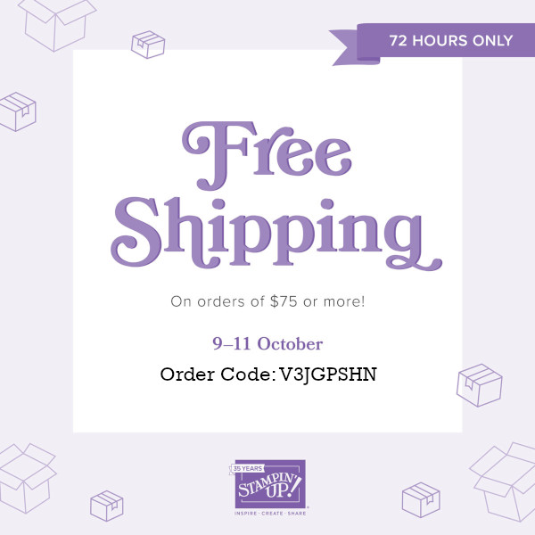 Free Shipping Oct 9-11th