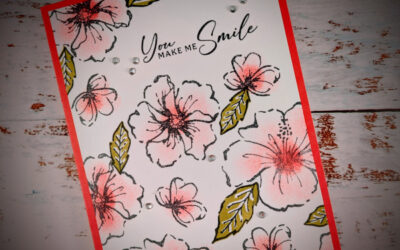Hibiscus Woven Flap
